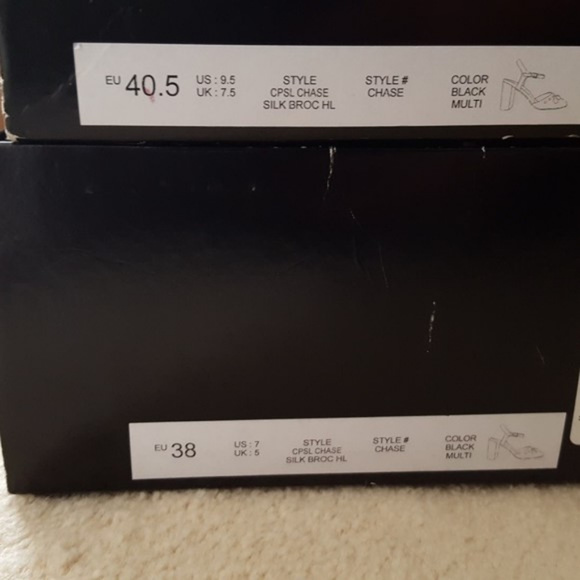 Anthropologie Jacquard Pearl Silk Brocade Block Heels Funky Boho Pumps Shoes - Picture 8 of 10